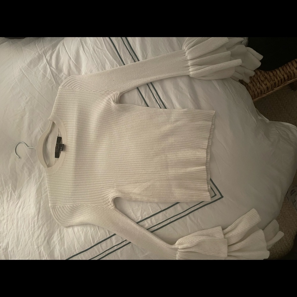 White sweater shirt